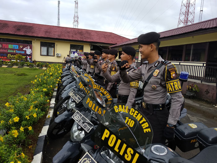 Gelar Operasi Lilin, Kapolres Bacakan Amanat Kapolri