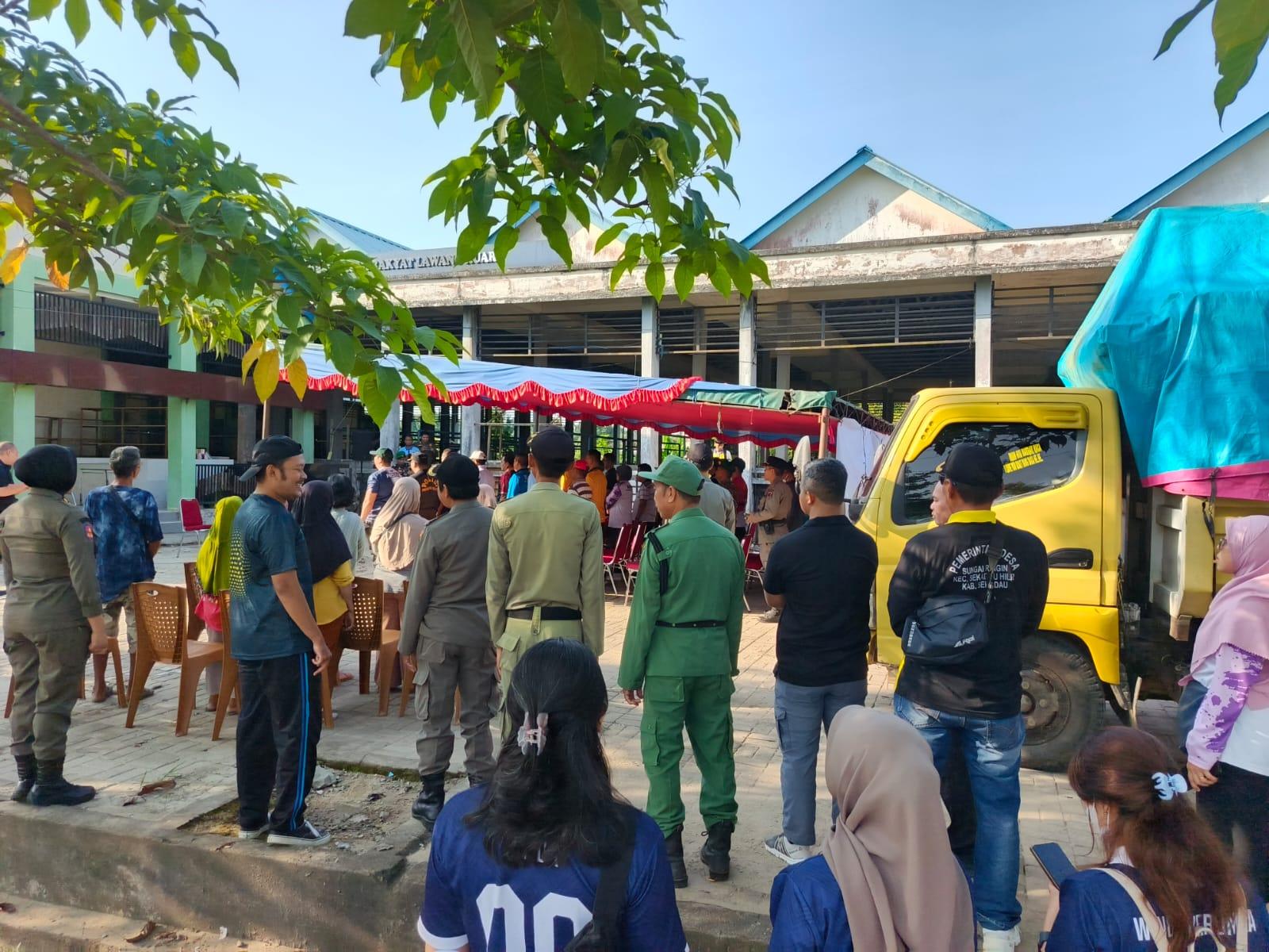 Ratusan Orang Padati Gerakan Indonesia Asri di Pasar Lawang Kuari Sekadau - Tribunpontianak.co.id