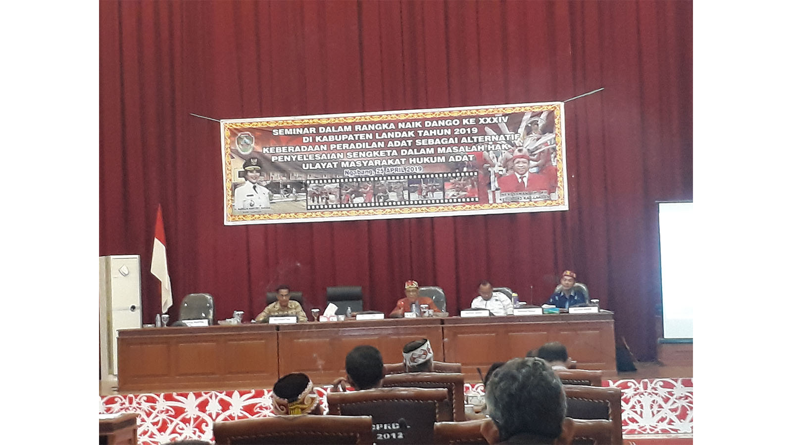 Panitia Naik Dango ke XXXIV di Landak Gelar Seminar Peradilan Adat