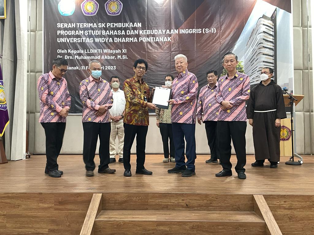 Widya Dharma Buka Program Studi Bahasa dan Kebudayaan Inggris, Satu-satunya Prodi di Kalimantan