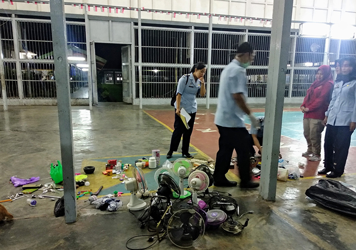 Sidak Lapas Klas II Pontianak, Satgas Pemasyarakatan Kemenkumham Kalbar Temukan Alat Hisap Narkoba