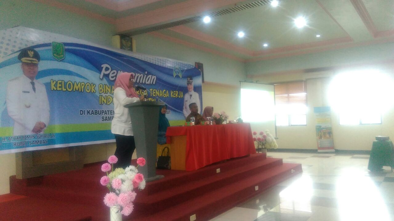 Dinas P3AP2KB Sambas Telah Bentuk Kelompok Kerja Bina TKI di Dua Kecamatan