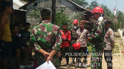 Sinergisitas TNI-Polri dan Manggala Agni Tingkatkan Patroli Karhutla di Sambas