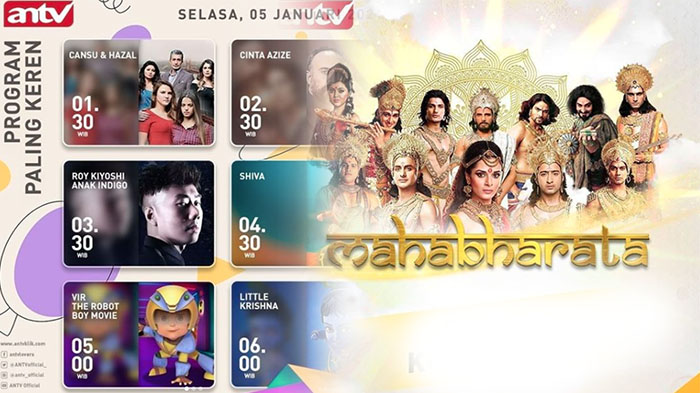 SINOPSIS Mahabharata 5 Januari 2021, Yuk Nonton Tv Online ANTV Hari Ini di Live Streaming ANTV