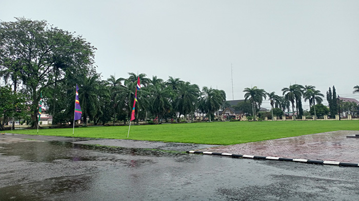 Sejak Pagi Mempawah Diguyur Hujan Dengan Intensitas Tinggi