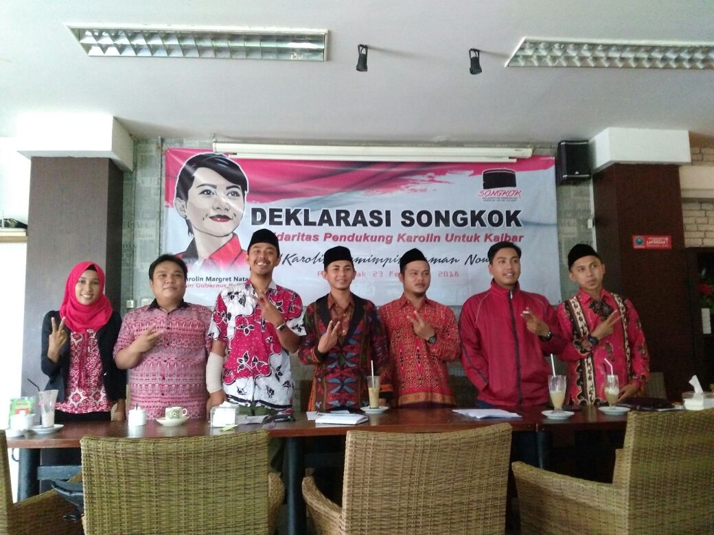 Dukung Karolin di Pilgub Kalbar, Songkok Tepis Isu Pesanan