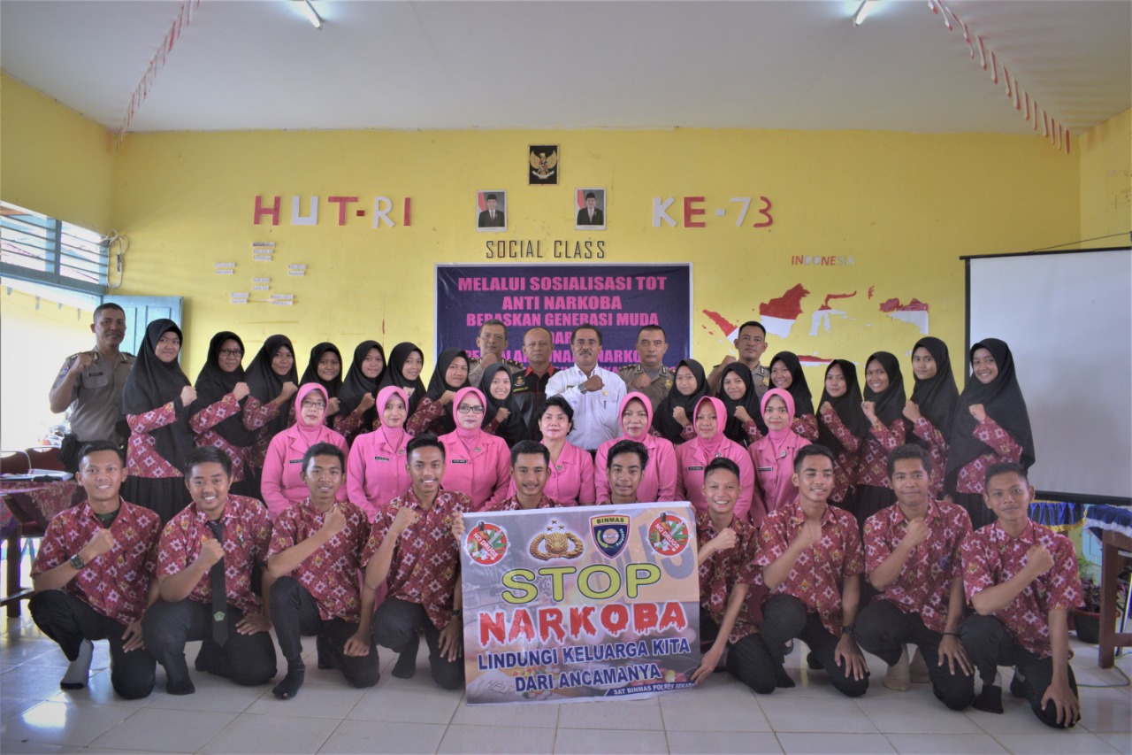 Polisi Sasar Pelajar Berikan Pemahaman Tentang Bahaya Narkoba