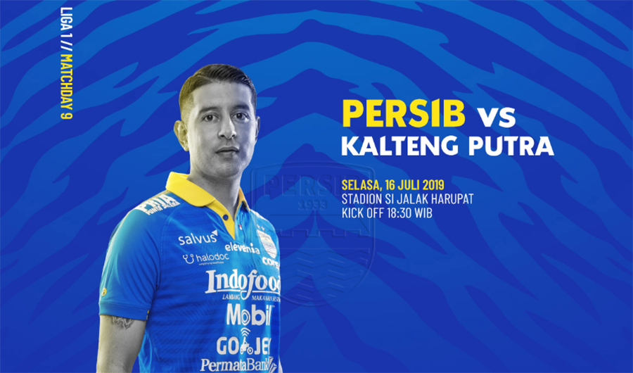Starting XI Persib Bandung Vs Kalteng Putra Liga 1 2019, H2H & Live Streaming Indosiar Jam 18.30 WIB