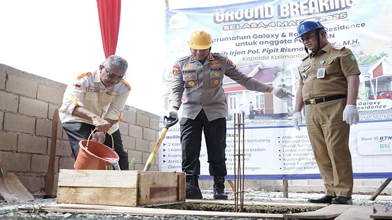 Polda Kalbar Siapkan Lebih Dari sembilan Ratus Rumah Bersubsidi Untuk Personel Polri