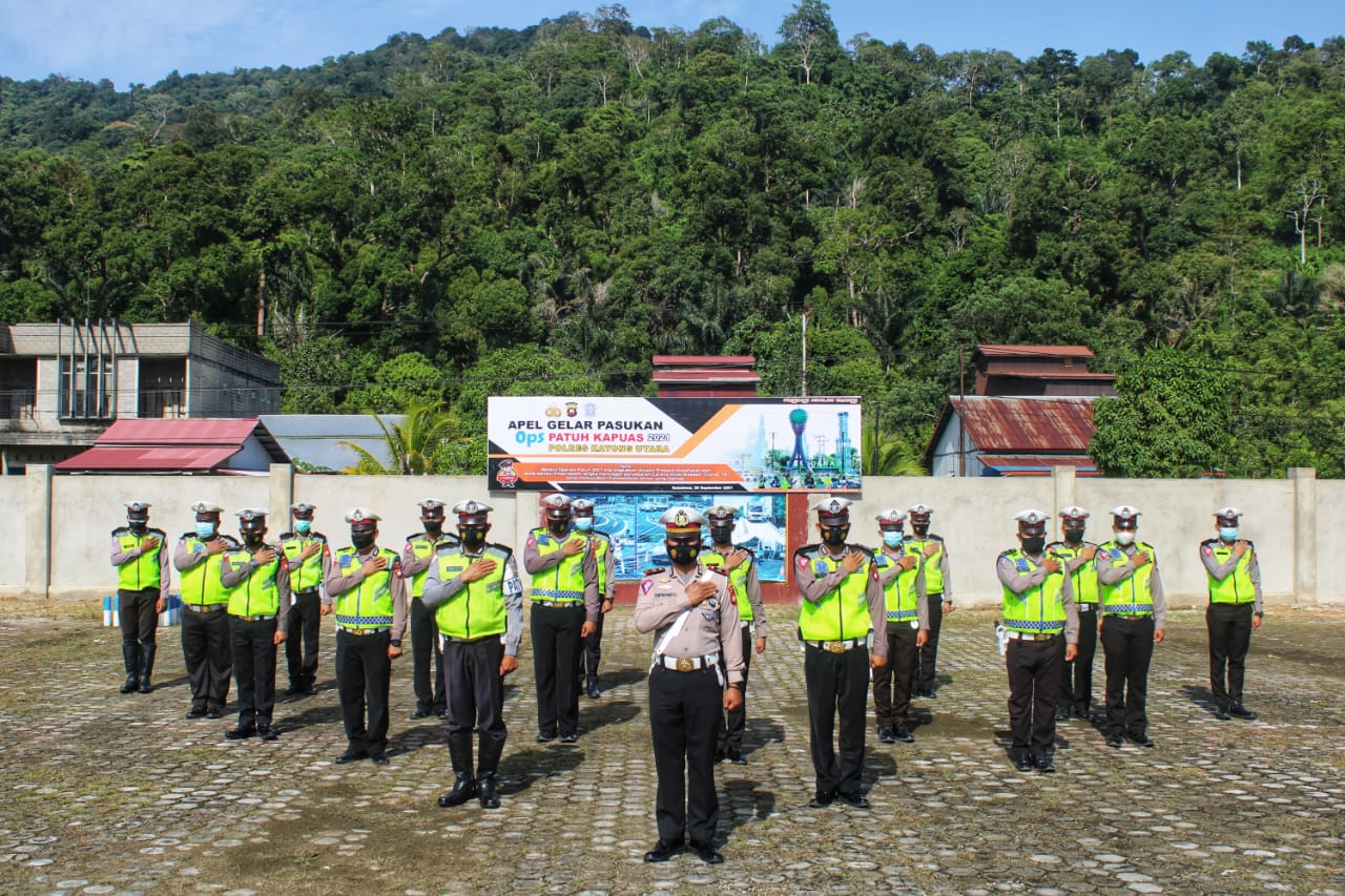 Operasi Patuh Kapuas 2021, Polres Kayong Utara Targetkan Disiplin Lalu Lintas dan Protokol Kesehatan