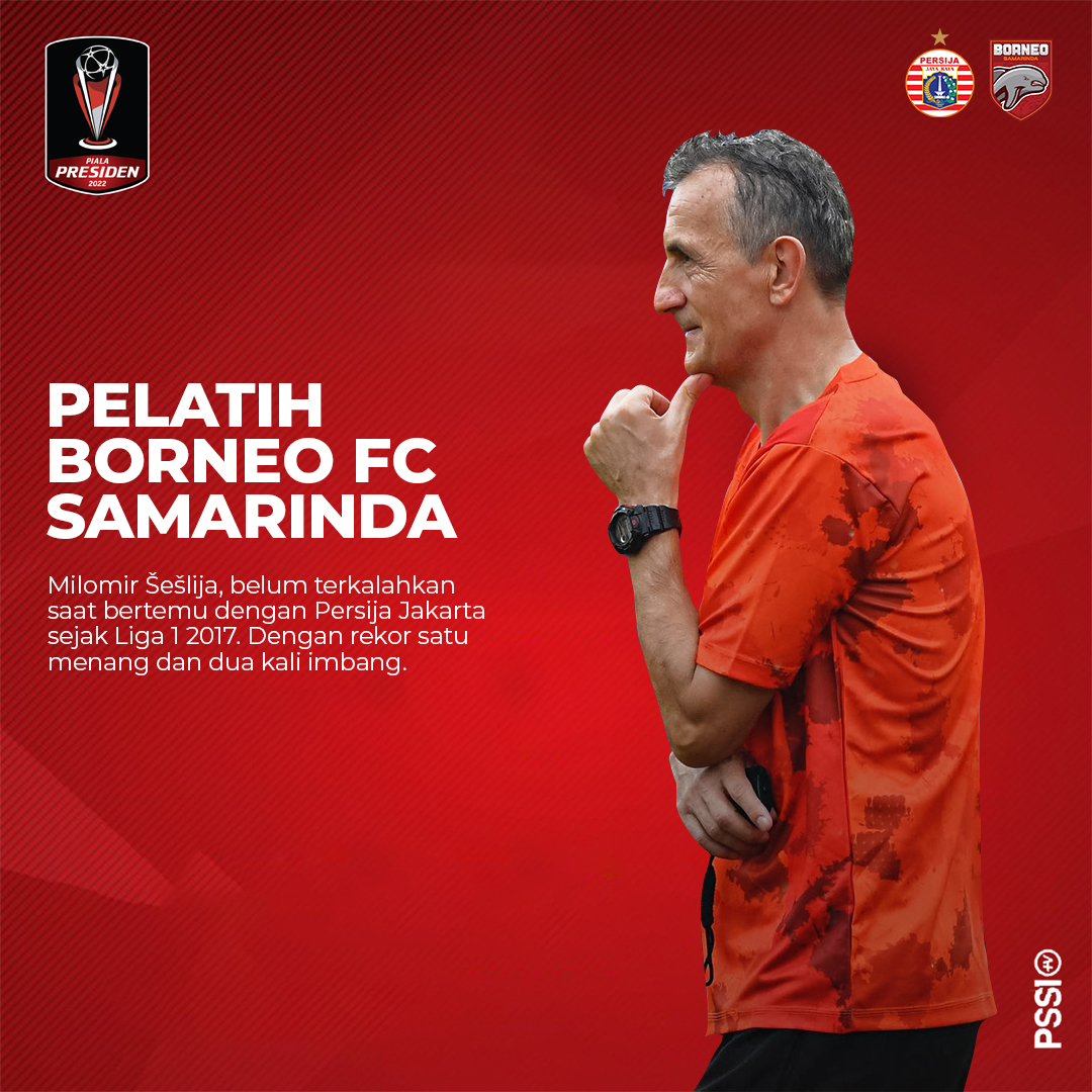 Susunan Pemain Persija vs Borneo Live Streaming Indosiar Piala Presiden, Thomas Doll Turunkan Senior