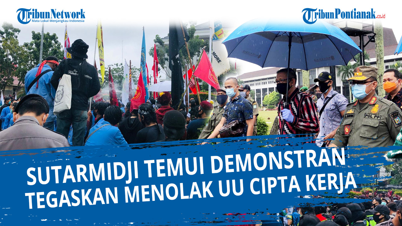 Temui Peserta Aksi Tolak UU Omnibus Law, Sutarmidji Minta TNI-Polri Humanis saat Menangani Demo