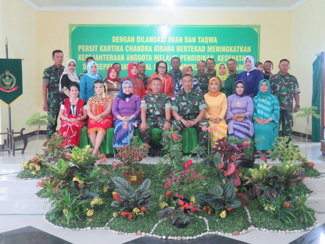 Kodim 1205/Sintang Peringati Hari Ulang Tahun Persit KCK Ke-73 Tahun