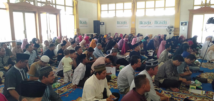 Ikadi Sambas Gelar Tabligh Ramadhan, Bupati Atbah Ikut Hadir