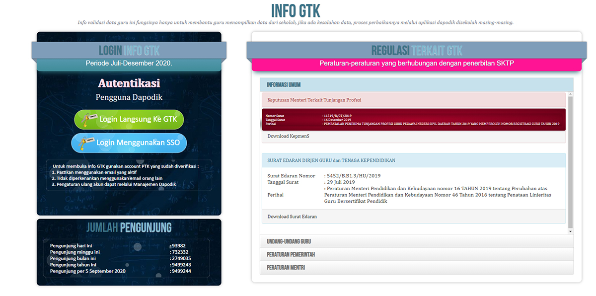 Info.gtk.kemdikbud.go.id Cek Penerima BLT Guru Honorer Kemendikbud & Syarat Dapat BLT Guru Honorer