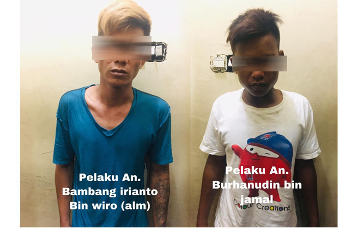 Unit Reskrim Polsek Pontianak Timur Ringkus 2 Tersangka Pencurian