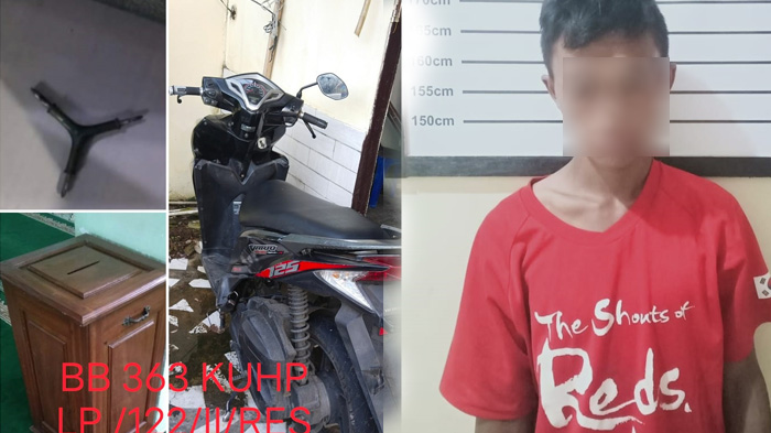 Curi Kotak Amal di Masjid, Pemuda di Pontianak Hampir Jadi Bulan-bulanan Warga