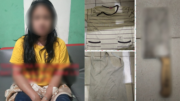 Detik-detik Seorang Ibu di Pontianak Aniaya Tetangga dan Lempar Parang ke Kerumunan Warga