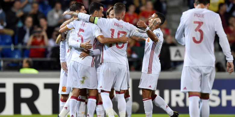 Spanyol Menang Besar di Kandang Liechtenstein, Morata Sumbang Dua Gol