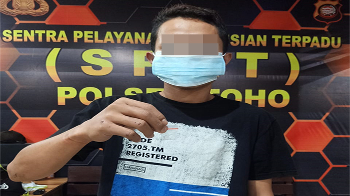 Polsek Toho Amankan Terduga Pelaku Tindak Pidana Narkotika