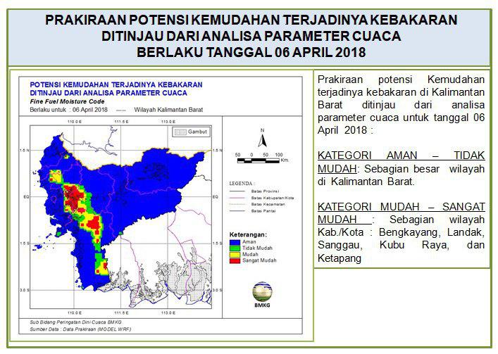 Terpantau 11 Titik Api di Kalbar, 3 di Mempawah