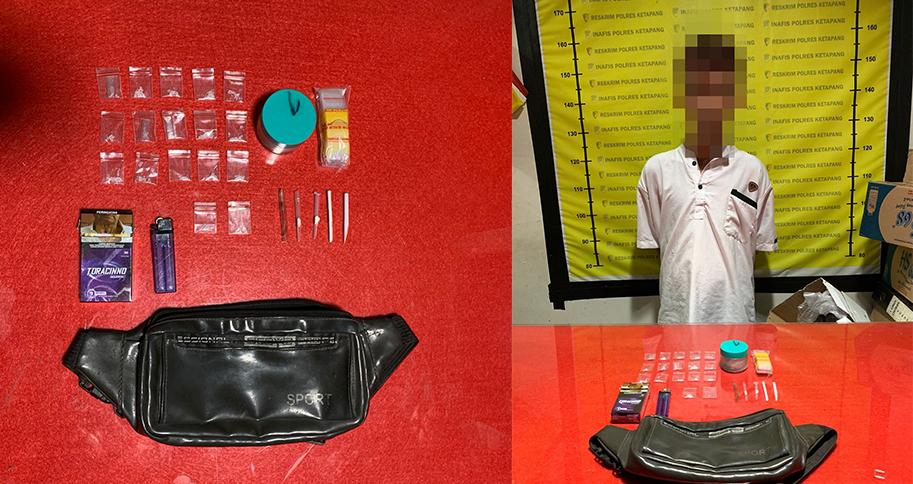 Berantas Peredaran Narkoba, Polres Ketapang Kembali Amankan Seorang Tersangka dan Sita 3,4 Gram Sabu