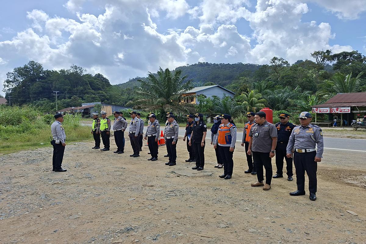 Kegiatan Ramp Check di Sanggau, Satu Sopir Terindikasi Gunakan Narkoba