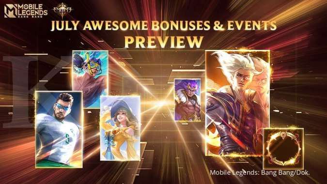 UPDATE Mobile Legends Juli 2021 Terbaru Ada Event, Skin, Hero Baru dan Diskon dari Moonton