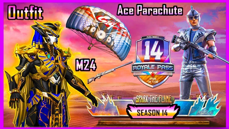 UPDATE PUBG MOBILE Royale Pass Season 14 Usung Tema Spark The Flame dan Karakter Baru Pharoah
