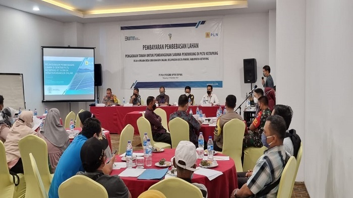 PLN UPDK Kapuas Lakukan Pembayaran Pembebasan Lahan Guna Pembangunan Sarana Pendukung PLTU