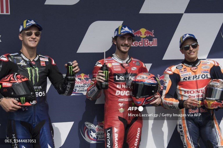 URUTAN Start MotoGP Hari Ini 2021 GP Amerika Trans7 Duel Francesco Bagnaia Quartararo & Marc Marquez