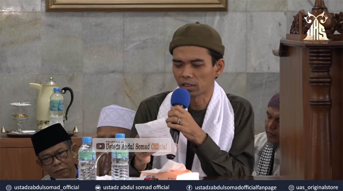 Ustadz Abdul Somad (UAS) Ungkap Ada yang Dengar Ceramahnya Tapi Malu-malu Kucing