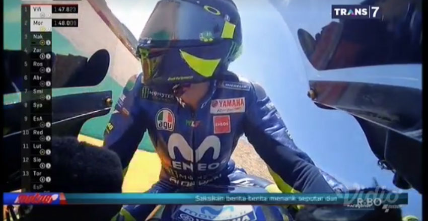 LIVE STREAMING MotoGP Aragon 2018 di Trans 7 Mulai Pukul 17.00 WIB, Valentino Rossi Ubah Strategi