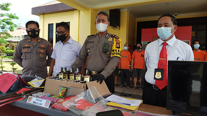 Operasi Pekat Polres Singkawang Berakhir, Targetkan 7 Sasaran, Lebibi Target Kasus