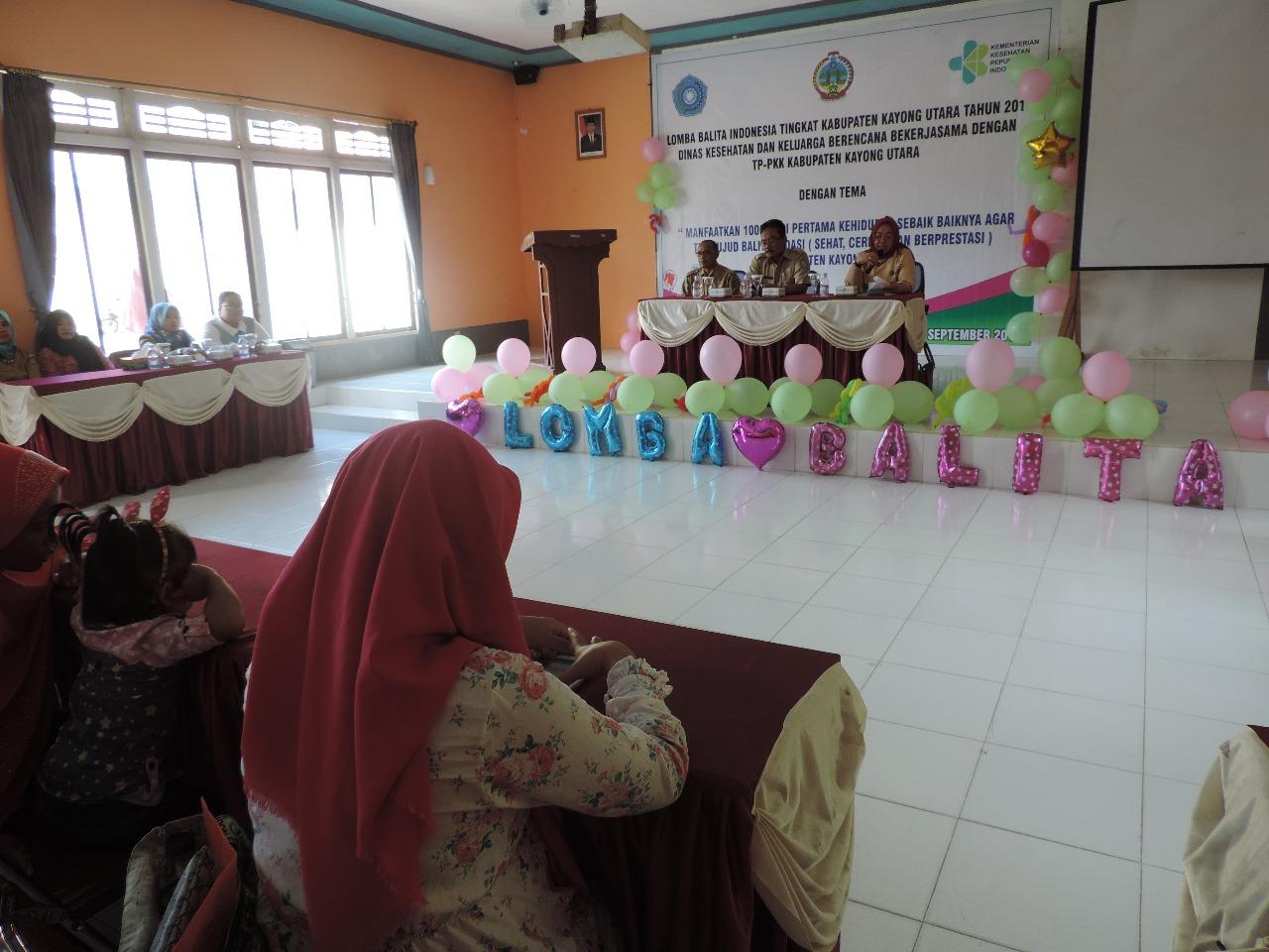 Tim Penggerak PKK Kayong Utara Gelar Lomba Balita Indonesia