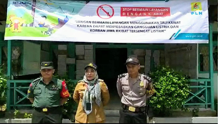 Lurah Sungai Jawi Dalam Imbau Warga Tak Main Layangan