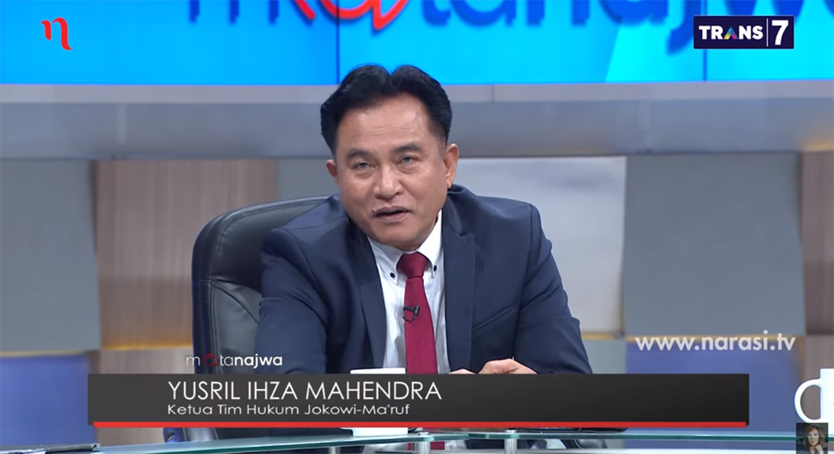 Yusril Ihza Mahendra Akui Tercengang dengan Bukti dan Saksi yang Dihadirkan Tim Prabowo di Sidang MK