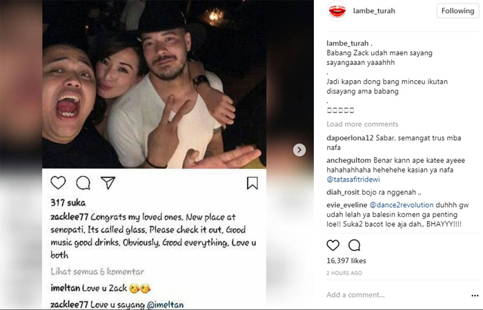 Zack Lee Sayang-sayangan dengan Wanita Lain, Netizen Berusaha Kuatkan Nafa Urbach