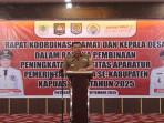 Bupati Kapuas Hulu Ingatkan Camat dan Kades Sigap Hadapi Permasalahan di Masyarakat