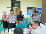 HUT Lantas ke 70, Satlantas Polres Kapuas Hulu Gelar Bakti Kesehatan Donor Darah 