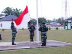 Kodim 1210/Landak Gelar Upacara Bendera, Tekankan Disiplin dan Jiwa Nasionalisme