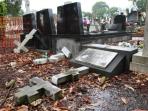 Puluhan Batu Nisan di Sydney Hancur