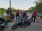 Polres Landak Sisir Jalan Sekitar GOR Patih Gumantar Ngabang Cegah Balap Liar