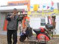 Syarif Ubah Vespa Kesayangan Tampil Unik