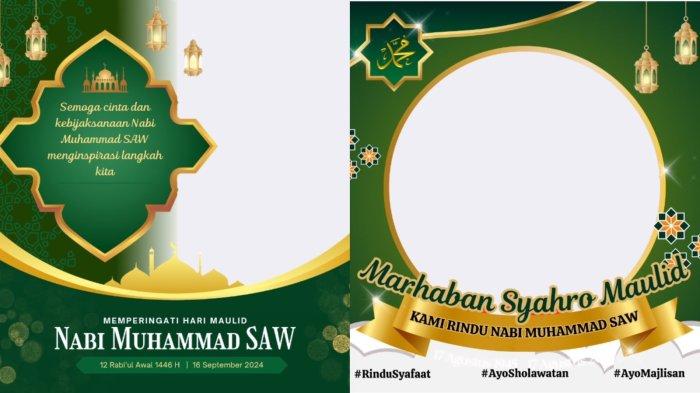 25 Link Twibbon Maulid Nabi Muhammad SAW 2024, Pas Banget Dibagikan di Medsos