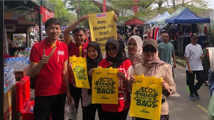 2Dukung World Clean Up Day Di Tasik Alfamart Ajak Gunakan Tas Belanja Ramah Lingkungan