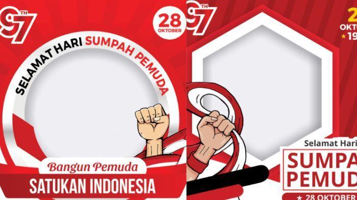 Twibbon Hari Sumpah Pemuda 2025, Desain Sederhana Tapi Keren