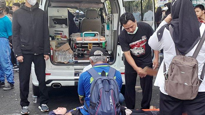 Atlet Asal Kota Bandung Cabor Atletik Jalan Cepat Alami Cedera Usai Capai Garis Finish