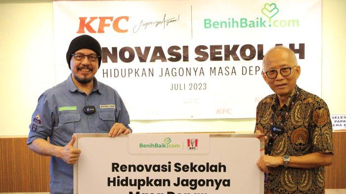 KFC dan Yayasan Benih Baik Beri Bantuan Donasi Untuk SF di Tasik yang Rusak Kena Gempa