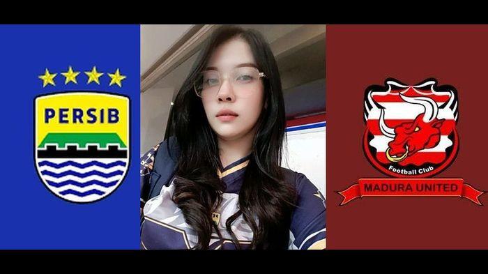 PREDIKSI SKOR BOBOTOH - Berikut prediksi skor Persib Bandung vs Madura United yang tanding Kamis malam ini, menurut Bobotoh geulis asal Kota Bandung, Nenna Melati.